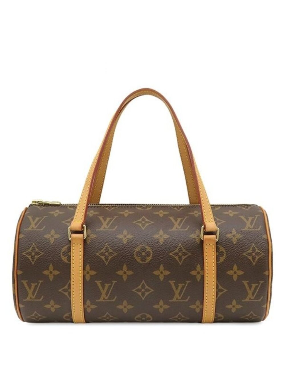 Louis Vuitton Handbag Papillon 26 Monogram Canvas Gold Brown Mini